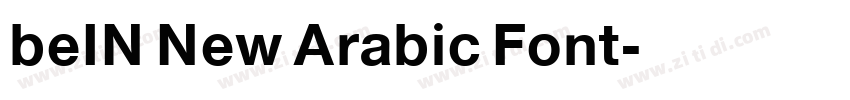 beIN New Arabic Font字体转换
